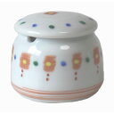 辛子入 赤絵 角つなぎ からし入【スプーンは別売り】 国産 業務用 食洗器対応 美濃焼