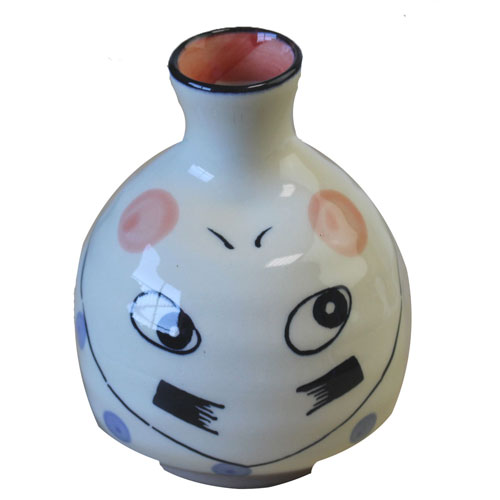 徳利 ひょっとこ【盃は別売】酒器 国産 美濃焼食器 日本酒 火の神 お酒 清酒 食洗機対応 レンジ対応