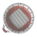 おろし皿 赤ダミ 中 12.5cm 調理器具 業務用 食器食洗機対応 レンジ対応 薬味 しょうが ワサビ