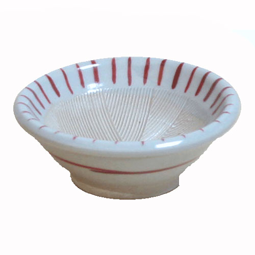 すり鉢 赤トクサすり鉢 ミニ 7.7cm珍味入 小鉢ミニ 業務用 食器 洗機対応 電子レンジ対応多治見 絵器彩陶