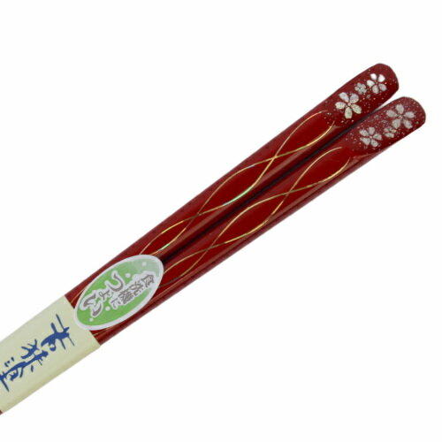 お箸天平桜中21.0cm国産天然木...
