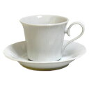 コーヒーカップ&ソーサー ホワイトシェル 碗皿 150cc日本製 業務用 食器 食洗機対応 レンジ対応 美濃焼
