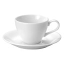 コーヒーカップ&ソーサー マキシム 190cc 国産 美濃焼特白磁 業務用 食器 ギフト プレゼント おしゃれ 食洗器対応 レンジ対応