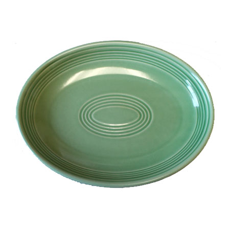 プラター グリーン 楕円皿 直径 24.1cm日本製 ミート皿 業務用 食器 食洗機対応 レンジ対応 温もり ほっこり