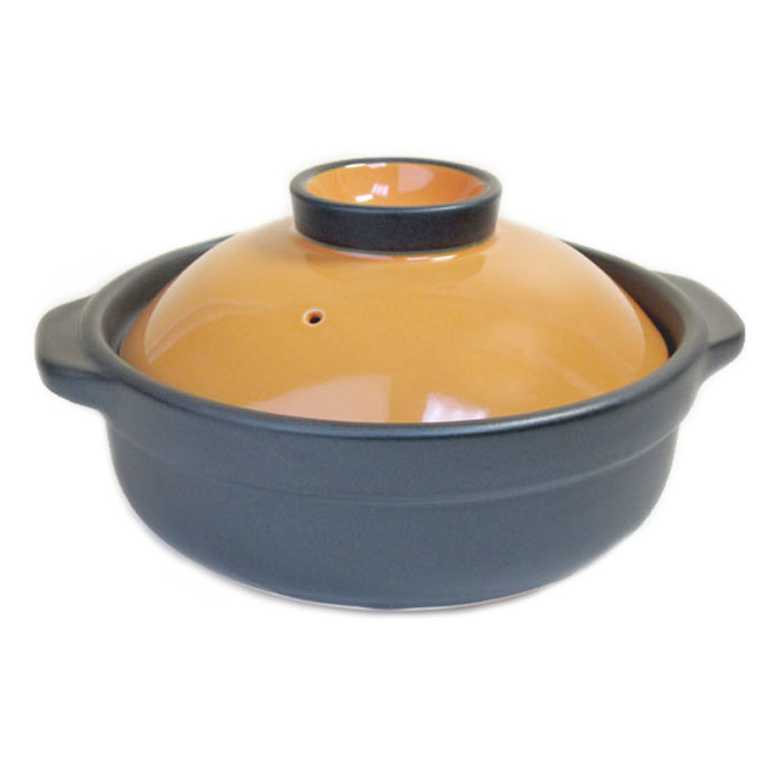 土鍋 IH 対応 10号 ふたが オレンジ色カラー 【5〜6人用】日本製 業務用 食器 調理器具※本商品はメーカーからの取り寄せになります。お急ぎのお客様は納期をお問い合わせ頂きますようお願い申し上げます。