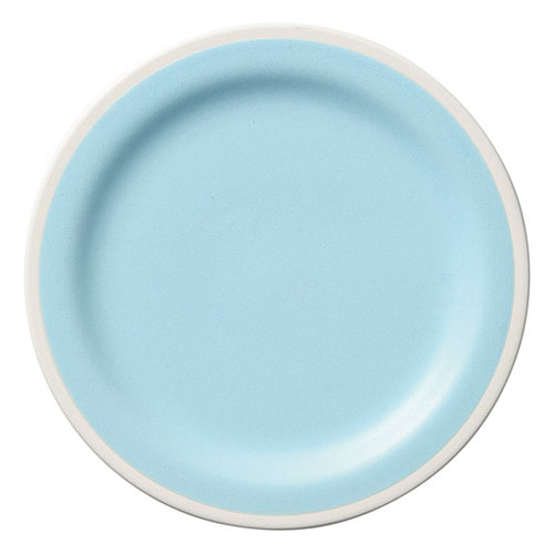 ミート皿 ソリッドブルー パン皿 16.4cm日本製 業務用 食器 食洗機対応 レンジ対応 美濃焼