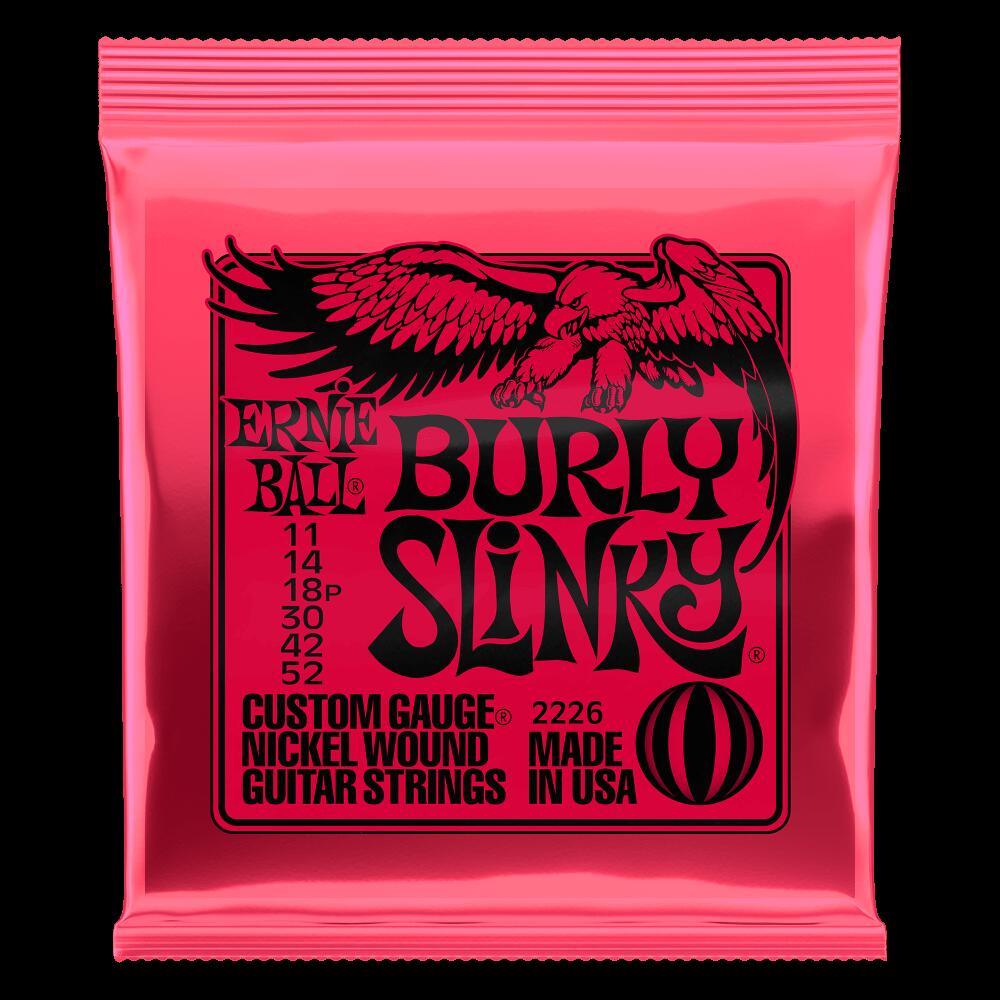 ERNIE BALL / ˡܡBURLY SLINKY NICKEL WOUND ELECTRIC GUITAR STRINGS 11-52 GAUGE#2226ڥ쥭ۡڤοŹ