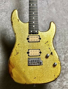 Charvel Custom Shop SanDimas 24 2H Relic -Gold Sparkle- Mater Built by Red Dave Nichols