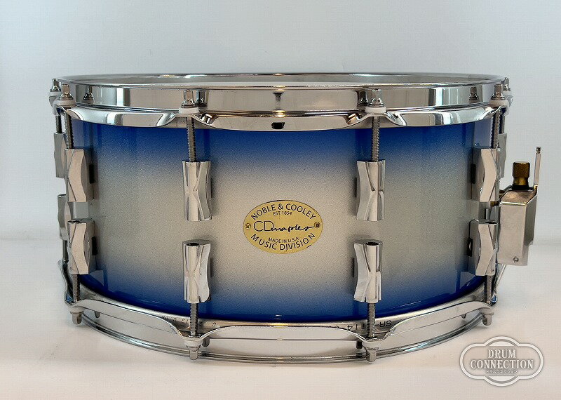 NOBLE & COOLEY Custom Design Maple 14"×6.5" Silver Blue Burst【最大12回までローン分割手数料無料!】【お茶の水ドラムコネクション】