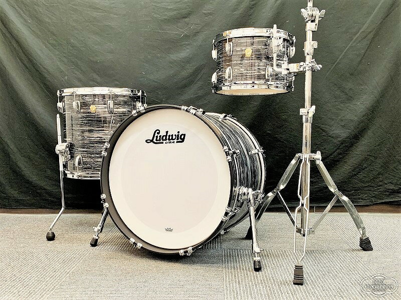 Ludwig Classic Maple Downbeat 3pcs -Vintage Black Oyster-ڤοɥॳͥ