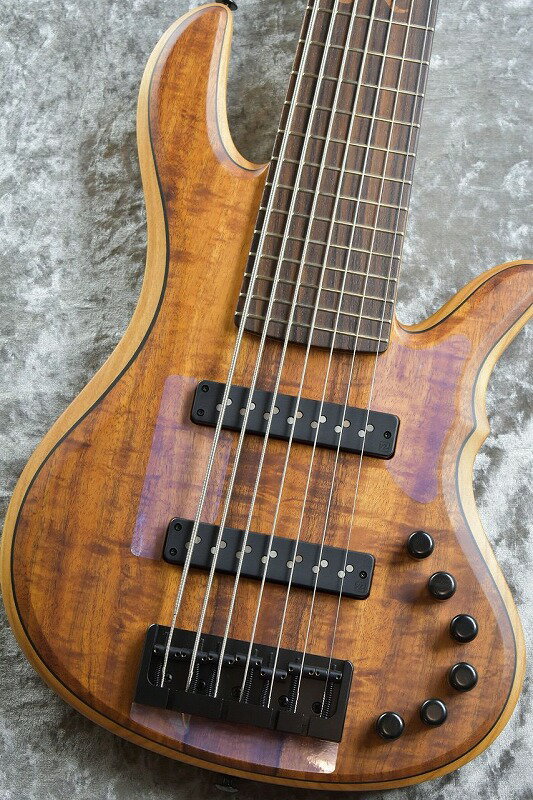 I-Clef Guitars M7 "Figured Koa/Alder&Rosewood,7st Model" -Natural Satin-【4.54kg】【新進気鋭ブランド】【お茶の水駅前店】