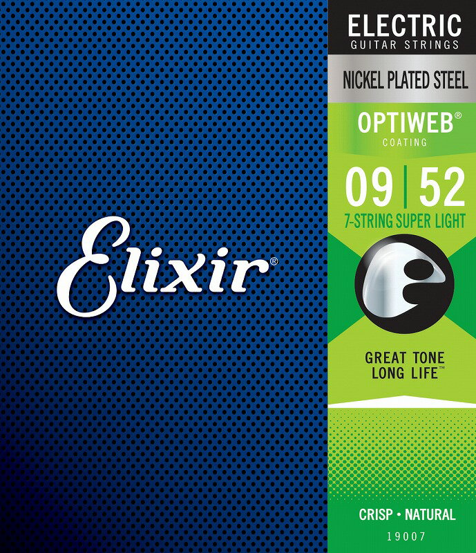 Elixir OPTIWEB コーティング 09-52 7-STRING SUPER LIGHT 19007【お茶の水駅前店】