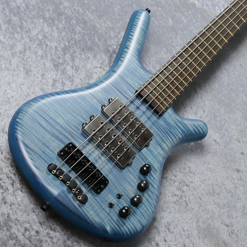 Warwick Custom Shop Corvette $$ 5st -Bleached Blue Transparent Satin- 【NEW】※良杢個体 !【お茶の水駅前店】