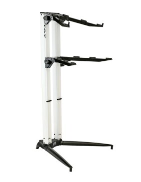 STAY(ステイ)1200/2 P WH Keyboard Stand【White/ホワイトカラー】 【〜88鍵盤用 キーボード・スタンド/2段】【1200/02 Piano】【送料無料】