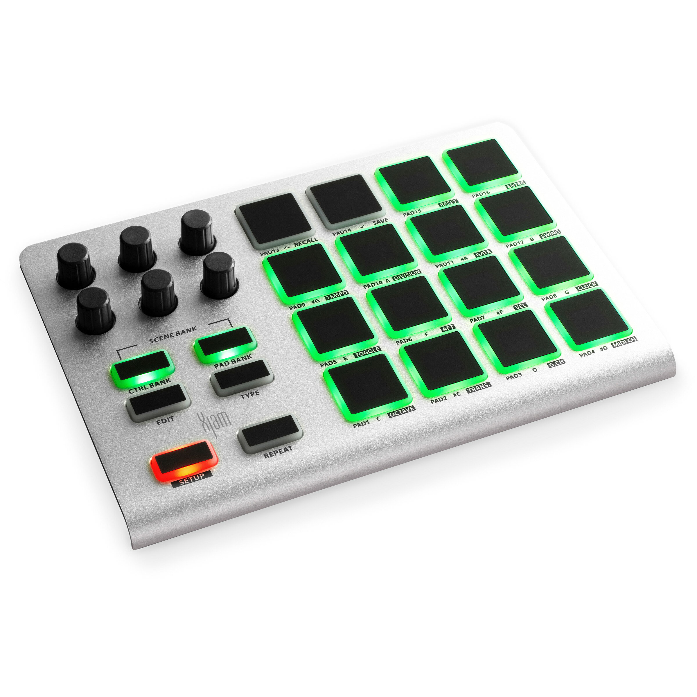 XJAM ESI MIDIパッドコントローラー USB MIDI Performance Controller Xjam