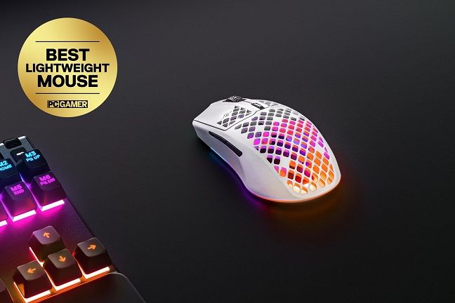 SteelSeries AEROX 3 WIRELESS 2022（62608J） 白色マット仕上げ（Snow）【送料無料】【ゲーミングマウス ワイアレスマウス】【お取り寄せ商品】