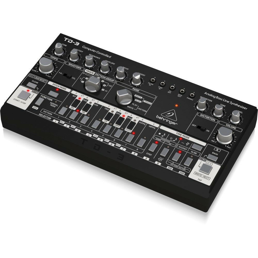 BEHRINGER ベリンガー TD-3-BK アナログ ベースライン シンセサイザー 【送料無料】