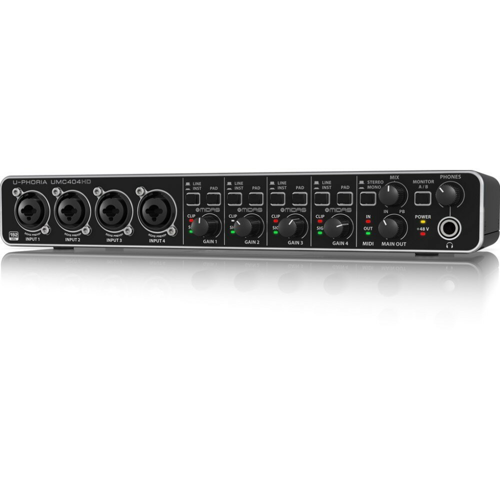 BEHRINGER ベリンガー 　UMC404HD U-PHORIA　オーディオインターフェース【送料無料】