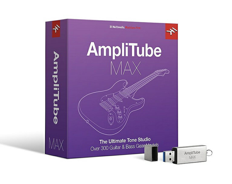 IK Multimedia AmpliTube MAX 【アンプモデリングソフト】【送料無料】