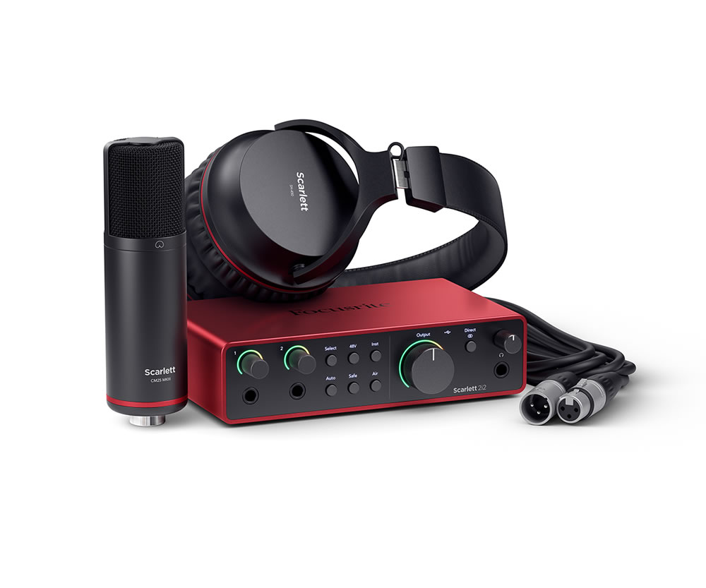 Focusrite Scarlett 2i2 Studio gen4