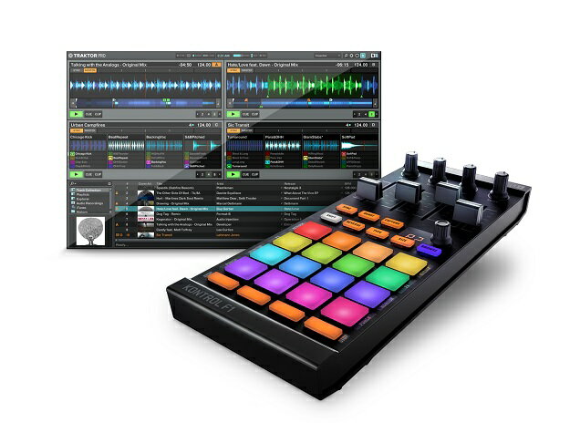 DJ REMIX CONTROLLER ◎TRAKTOR PRO のRemix Deckのための究極のコントロール ◎あなたのトラックをリミックスとリエディット ◎あなただけのトラックのために独自のサウンドを作成 READY TO REMIX あなたの創造性を解き放つTRAKTOR KONTROL F1では、TRAKTORのRemix Deckとクリップ・ベースのワークフローを駆使してリアルタイムにリミキシングできます。 究極のREMIX DECKコントロール TRAKTOR KONTROL F1で分解と再構築。お気に入りのループとサンプルを速やかにRemix Deckにキャプチャ＆ロードできます。イメージするあらゆるサウンドを構成ブロックとして扱って、オリジナルのリミックスを作成することができます。 Remix Deckにロードされたサウンドは、4つのボリュームフェーダーとフィルター専用のノブにより、ミキシングとフィルタリングすることができます。16のマルチカラーパッドを使用してサウンドをトリガー＆アレンジし、パフォーマンスにライブ感や臨場感を加えてください。 A CLOSER LOOK ミキサー 4つあるフィルターノブは、各Remix Deckスロットの専用となっています。そして4つの頑丈なフェーダーは、各Remix Deckチャンネルのボリュームを緻密にコントロールします。 GLOBAL TRAKTORのブラウザから、すぐにRemix Setsをロードしてください。または個別のサウンドを検索してロードしてください。 プッシュ・エンコーダーで16のパッドの4つのページをスクロールしてください。 再生中のトラックデッキからリアルタイムでループをキャプチャーします。 REMIX 16のマルチカラーパッドはループとサンプルをトリガーします。 Shiftボタンを押すと、パンチモードとエフェクト・アサイン機能にアクセスします。 下部のより小さなパッドは、スロットのストップとミュートをコントロールします。 REMIX DECKSとREMIX SETS あなたの音楽に創造性を。Remix Deckのスライス、ループ、編集、そしてトラックの分解を、パワフルなパフォーマンスツールのF1で直接コントロールしてください。トップアーティストが手がけるRemix Setはオンライン上でダウンロードしてお求め頂けます。すぐにお気に入りのアーティストの曲のリミックスと、オリジナルのサウンドの作成をすることができます。 Remix Setsの世界に導くために選りすぐられた2GB近い最先端のサウンド。 TRAKTOR PRO 2のためのデザイン あなたのセットをさらに向上させるフラッグシップ、TRAKTOR PRO 2ソフトウェア。最大4つのデッキと多数のクリエイティブ・ツールによる、柔軟なミックスが可能です。 数々の賞を受賞し、世界中のプロから信頼を得ているDJソフトウェアを体験してください。 TRAKTOR KONTROL F1は、\5,000のE-バウチャーを同梱 - TRAKTOR PRO 2やその他のダウンロード可能なNIソフトウェアを購入する際に使用して、あなたの音楽環境を拡張してください。 SETUP EXAMPLES TRAKTOR KONTROL F1とX1コントローラで、デッキとRemix Deckをコントロールします。 TRAKTOR AUDIO 2の2つ目のステレオ・アウトプットは、モニタリングに使用されます。 TRAKTOR KONTROL F1は、TRAKTOR KONTROL S4にRemix Deckのコントロールを追加します。 TRAKTOR KONTROL F1は、TRAKTOR SCRATCH PROのセットアップにRemix Deckのコントロールを追加します。 X1は、ホットキューとエフェクトをコントロールします。 2つのTRAKTOR KONTROL F1で2つのRemix Deckをコントロールできます。 外部のDJミキサーによりハンズオンでのミキシングが可能です。 仕様 システム要件 Mac OS X 10.8または10.9または10.10(最新アップデート)、Intel Core i5, 4 GB RAM Windows 7 または 8（最新Service Pack、32/64 Bit）、2.0 GHz Intel Core i5 あるいは 同等のAMDプロセッサー、4 GB RAM GENERAL 1024 x 768 以上の画像解像度、USB 2.0またはそれ以上、1GB の空きディスク容量、ハイスピードなインターネット環境 電源USB 2.0インターフェイス、5V 500mAバス・パワー 追加の電源またはバッテリーは必要ありません。 サイズと重量 4.7" (120 mm) x 2" (52 mm) x 11.5" (294 mm), 1.5 lb (691 grams) ●店舗へのご来店について webご案内の該当商品が店舗に展示していない場合がございますので、店舗ご来店にて商品をご購入・ご確認をご希望の際は事前に店舗あてにご確認ください。 楽器の詳細及び通信販売の手続き方法で不明な点は、 お電話かe-mailにてお問い合わせ下さい。 全国通信販売も承ります。 楽器の詳細及び通信販売の手続き方法は、 お電話かe-mailにてお問い合わせ下さい。 お問い合わせは下記までどうぞ!! クロサワ楽器御茶ノ水駅前店 東京都千代田区神田駿河台2-2-2 TEL 03-3293-5625　