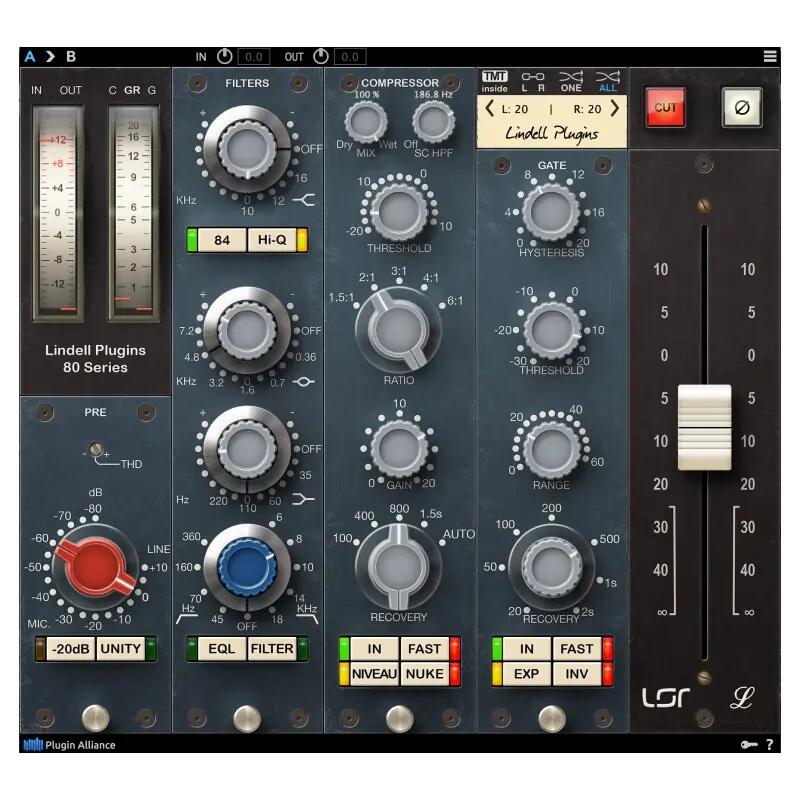 Plugin AllianceLindell Audio 80 Series【メール納品】【送料無料】