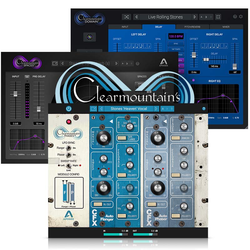 ApogeeClearmountain Series Bundle Vol.1 (Clearmoutain's Domain, Phases & Spaces）【メール納品】【送料無料】