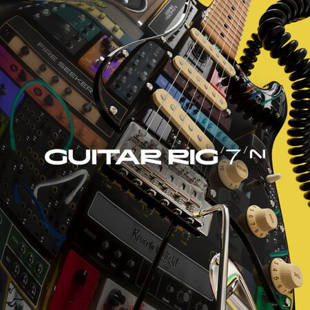 創造力を広げるプレイグラウンド Guitar Rig 7 Proは、リアルなギタートーンを追求し、さらにギターとベースのアンプシミュレーター、エフェクト、ペダルも取り入れた、インスピレーションを与えてくれるスイート。モジュールを組み合わせて自分だけのトーンを作り上げたり、100以上の新しいラックプリセットで創造性をかき立ててください。4つの新しいローファイ・コンポーネントでアナログのフレーバーを加えれば、どんなトラックにもアナログ特有の温かみを加えることができます。 What's new In Guitar Rig 7 Pro マルチエフェクトラックとアンプ・シミュレーターのフラッグシップ、Guitar Rig 7 Proの新機能を動画でご紹介。機械学習(ICM)によって追加された新鮮なバーチャル・アンプとペダルで新しいアイデアを閃かせたり、新しいローファイ・エフェクトでアナログの質感を作り出したり、新しいLoop Machine Proでジャム・セッションを盛り上げたり、他にも様々な機能が追加されました。 全ての機材へすぐにアクセス 機械学習（ICM）を使って開発された新搭載のアンプやペダル、そして使い方が容易な処理ツールで、ジャムやプロデュース、実験を繰り返しながら無限の可能性を切り開いてください。 インテリジェント・サーキット・モデリング SF的な名前と裏腹に、その本質は驚くほどリアル。モデリングのプロセスでは、機械学習テクノロジーを使ってハードウェアデバイスの挙動を隅々まで再現し、これまでのバーチャルギターアンプにはない深みとリアリズムを達成しました。私たちのICMアンプシミュレーターは、本物のように聞こえるだけでなく、本物のように感じられるのです。 新しいアンプの数々 Guitar Rig 7 Proには、ユニークなサウンドが作れる4つの新しいICMアンプが搭載されています。 ローファイサウンドを操ろう Guitar Rig 7 Proは、ギターやベースサウンドだけでなく、新しいエフェクトでもプロデューサーやサウンドデザイナーにインスピレーションを提供します。新しいローファイ・コンポーネントを使えば、どんなトラックにもアナログの質感と温かさをプラスできます。 新しい ICM ペダル Guitar Rig 7 Proはあなたの創造性を刺激する、ICMベースの新しいバーチャル・エフェクト・ペダルが搭載しています。 インパクトを与えよう Guitar Rig 7 Proに、iZotopeのOzone Maximizerリアルタイムバージョンを追加しました。これによりギタートラックのダイナミクスと全体的な音量を向上させる強力なリミッターが手に入ります。あなたのサウンドを新たなレベルに引き上げ、どんなミックスでもギターパフォーマンスを際立てることができます。 新しいサイドバー 新しいシグナルフロー機能によってエフェクトチェーンが視覚化され、変更を加えることが容易になりました。エフェクトのセットアップを一目で把握できるこの合理化されたワークフローにより、並べ替えやサウンドの微調整を簡単に行うことができます。 Guitar Rig 7 Proのコンテキストヘルプは知識やスキル向上のお手伝いをします。単に学習を手助けするだけでなく、 新しいアイデアやテクニックを生み出し、あなたの創造力をレベルアップさせてくれます。 キャビネット・インパルスレスポンス・ローダー アンプだけでなく、キャビネットもサウンドに大きな違いを生み出す重要な要素。Guitar Rig 7 Proには新しく キャビネット・インパルスレスポンス・ローダーが搭載されており、好みのIRと組み合わせてキャビネットの音響特性をエミュレートし、ギターサウンドに深みとリアリズムを与えることができます。　