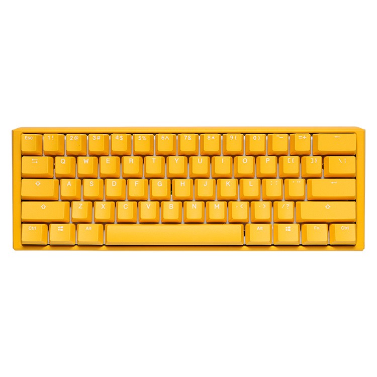 【タイムセール！】Ducky One 3 Mini 60% keyboard Yellow Ducky Cherry RGB シルバー軸 【入荷次第お届け】【送料無料】【お取り寄せ】