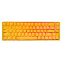 Ducky One 3 SF 65% keyboard Yellow Ducky（Cherry RGB シルバー軸 ）Ducky One 3 メカニカルキーボード US配列 65%サイズ Yellow Duc..