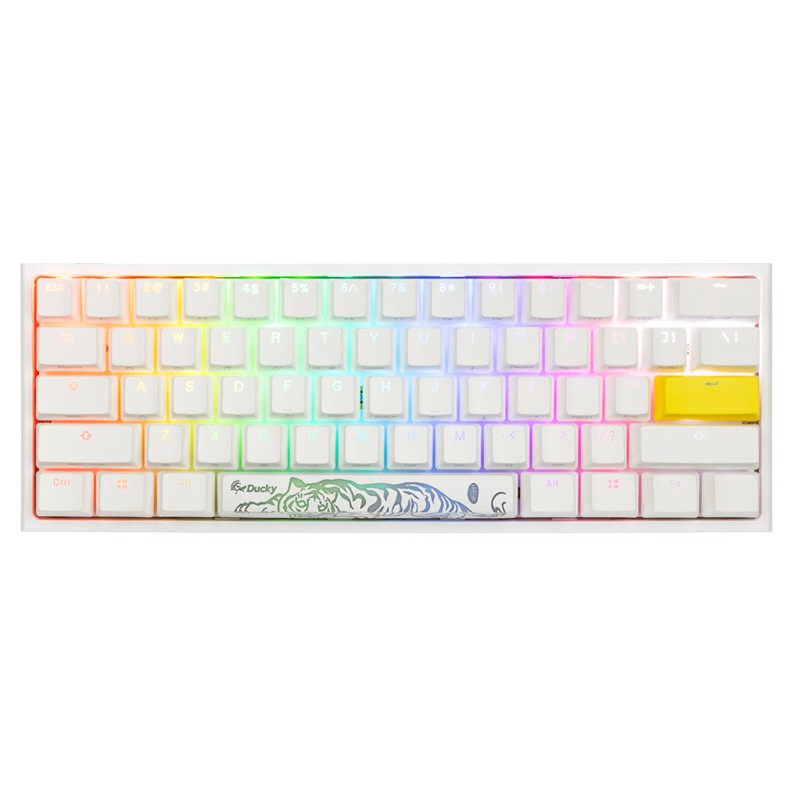 Ducky One 2 Pro Mini RGB Pure White Cherry Silentred RGB