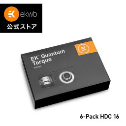 【EKWB公式】 EK-Quantum Torque 6-Pack HDC 16 - Nickel