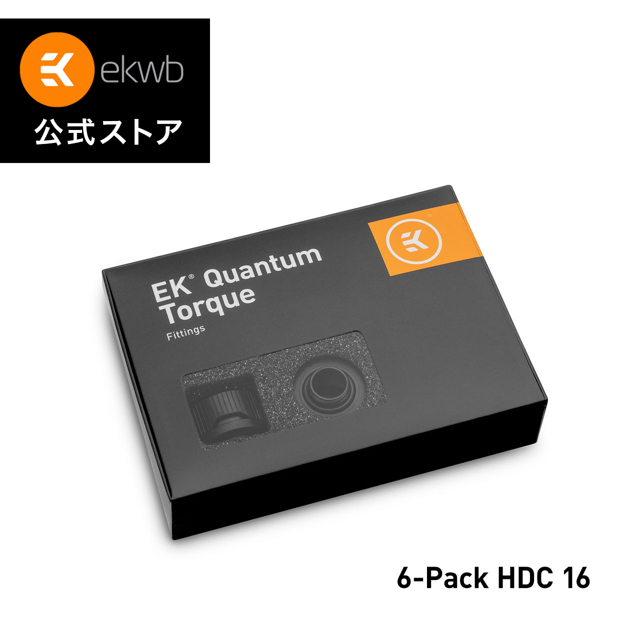 【EKWB公式】 EK-Quantum Torque 6-Pack HDC 16 - Black