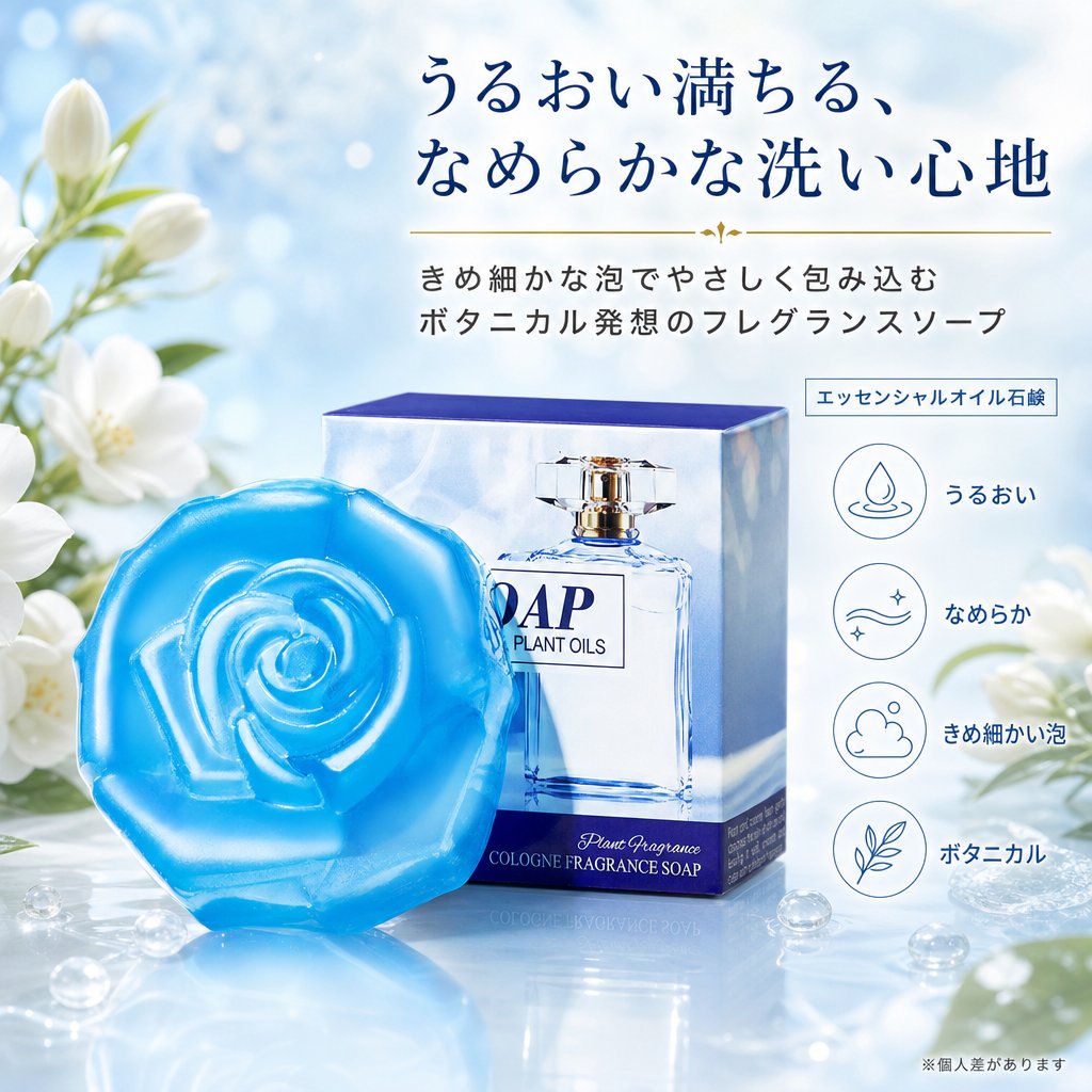 【2個セット】vio 香水ソープ、ケルン&ヒアルロン酸配合、デリケート ゾーン ボディ ソープ、デリケートゾーン 匂いケア、体臭 ボディソープ、vio 弱酸性ボディソープ、加齢臭 石鹸、男女兼用 1個100g/2個入り