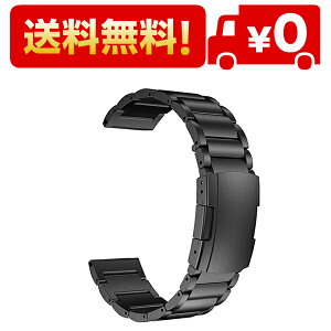 [MaKTech] チタンバンド、22mm軽量ワンピースメタルリンクブレスレット、Galaxy Watch 3 45mm/Galaxy Watch 46mm,Hua Wei Watch GT 2