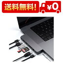 Satechi USB-C Proハブ Max 8in2 (スペースグレイ) USB4 HDMI USB-A/Cデータ イーサネット SD 音声ジャック (MacBookPro Air M1 M2対