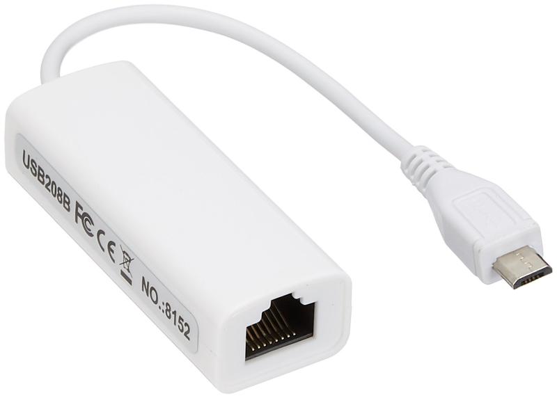 ꡼ TIMELY ޥۤ䥿֥åȤͭLAN³Ǥ륱֥ microUSB()  LAN(RJ-45 / 100base / ᥹) TM-microUSBLAN