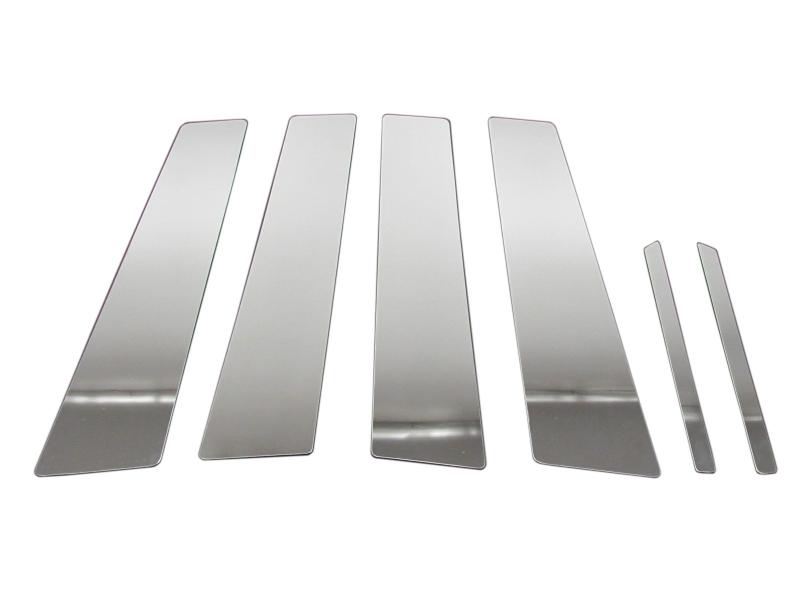 Rakuten - BRIGHTZ マークX 130系 超鏡面ステンレスピラーパネル 6PC バイザー有用 【 PIL-SIL-344 】 1152