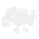 PATIKIL 縫製用シリコンエンドキャップ 200個 カラーコルセットスパ イラルボニングチップ 12mmポリエステルボニングに適用可能 透明