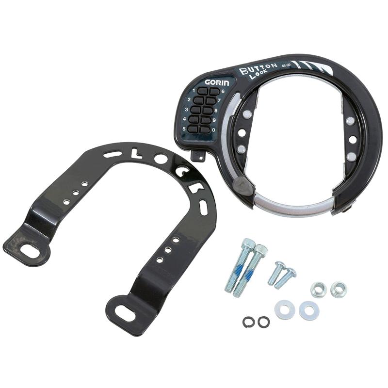ゴリン(GORIN) CTB・MTB ボタン式リング錠 Vブレーキ用 ブラック GR523-K