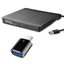 DVDドライブ 外付け USB3.0 CDドライブ タイプc変換アダプ...(3)