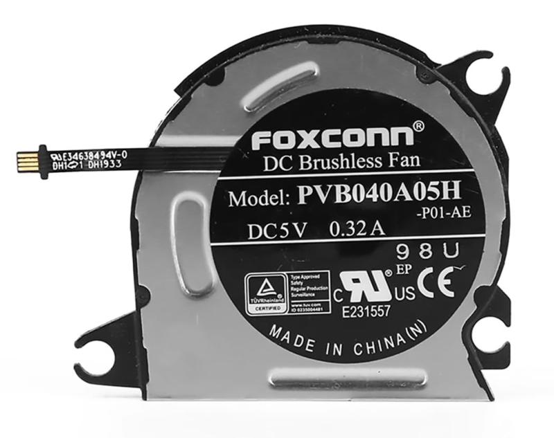 FOXCONN製 ニンテンドー スイッチ Switch 冷却ファン 修理 交換 シロッコファン PVB040A05H