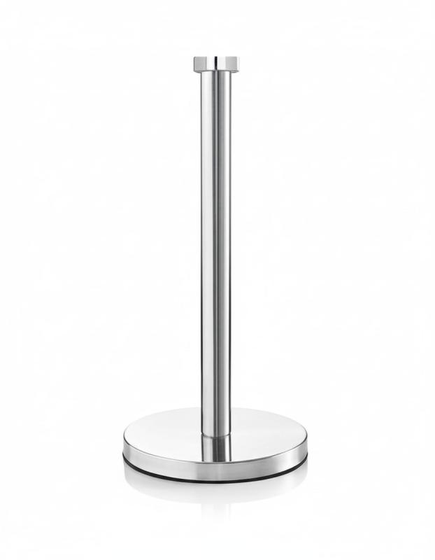 Thujopsis キッチンペーパーホルダー 倒れない 片手で切れる 吸盤付き ステンレス ペーパースタンド シ..