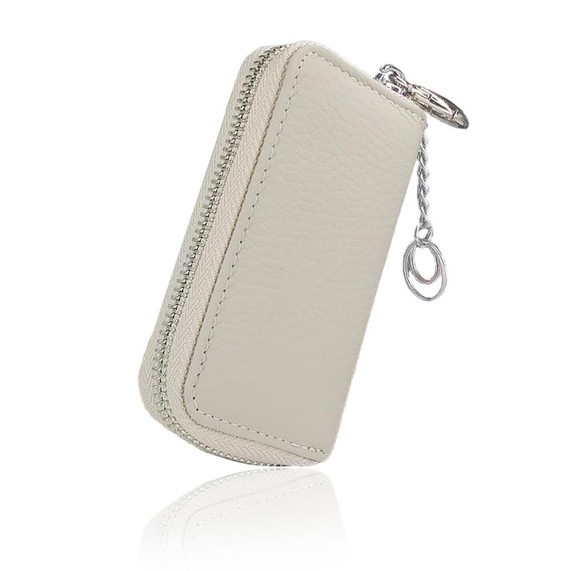 樂天商城 - [ELEGANCE－e] キーケース スマートキーケース スマートキー対応 メンズ レディース 本革 シボ革 コンパクト 小さめ 6連 カードポケット付き 大容量 ファスナー