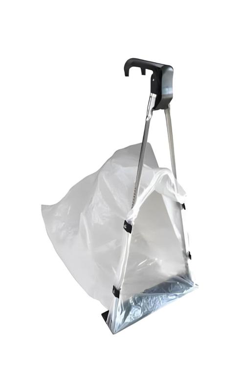 日本クリンテック(Nihon Clean tech) ふくろうちりとり 袋取り付け型チリトリ 使用時幅33cm 長さ64.5cm 折り畳み式 現場 学校 お庭 市販のゴミ袋がチリトリに変身 丈夫で使いやすい 