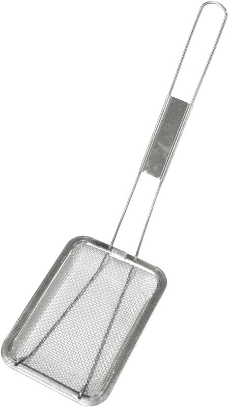 Rakuten - タマハシ(Tamahashi) 角形揚げ鍋にぴったりの カス揚げ 25cm ステンレス製 日本製 天ぷら名人 すくい油きり TM-09