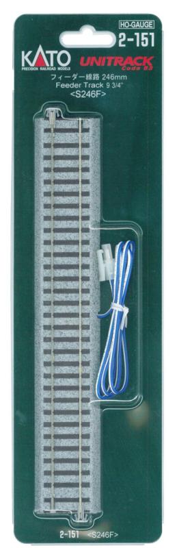 Other - KATO HOゲージ フィーダー線路 246mm 1本入 2-151 鉄道模型用品