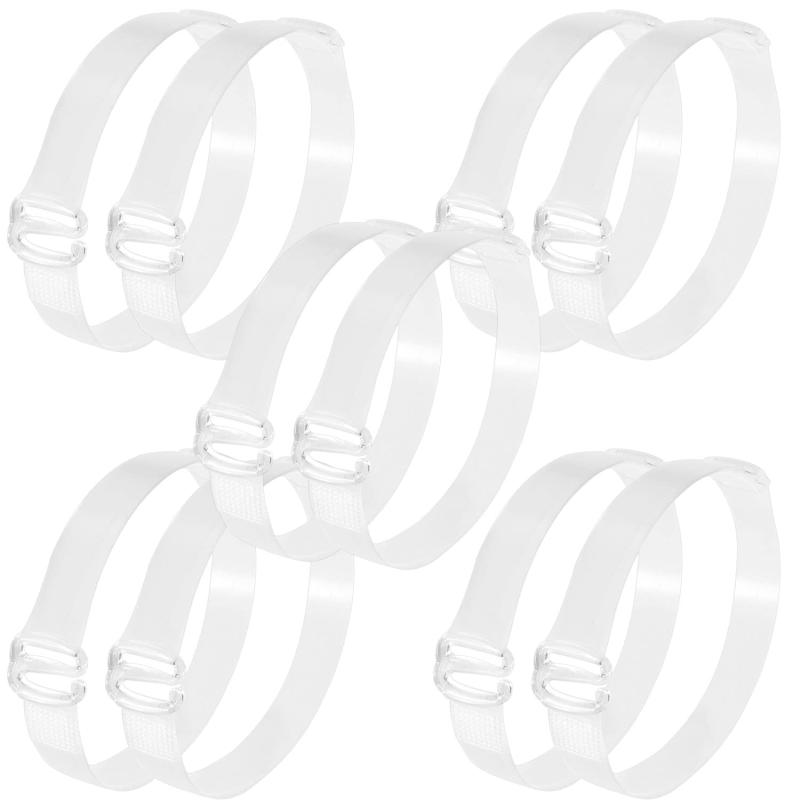 [SunSlow] 【5組セット】 シューズバンド パンプス ヒール バンド ストラップ かかと 脱げ防止 「透明バンドで目立ちにくい」靴脱げ パカパカ防止