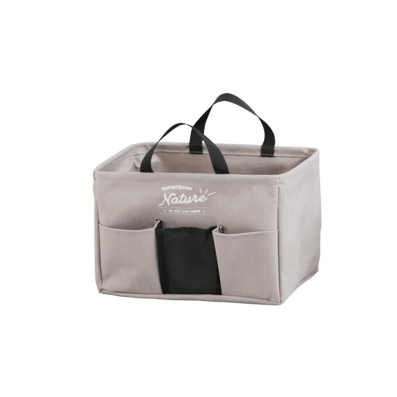 ���ӥ� ��Ǽ�ܥå��� �ʥ����롦���ȥ졼���ܥå��� �������졼 W37��D26��H23cm FL-603-GY