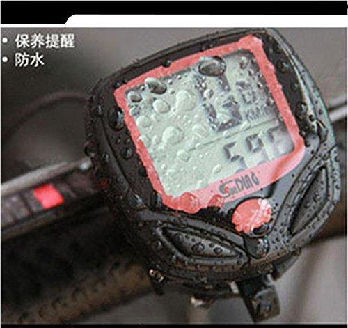 SunDIng サイクルコンピューター 防水 自転車 速度 距離 時計 オリジナル日本語説...